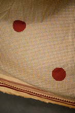 Load image into Gallery viewer, Close up detail of large spots over smaller dots fabric
