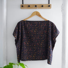 Load image into Gallery viewer, Square boxy shirt made in Viscose Modal hangs on hanger
