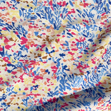 Load image into Gallery viewer, Viscose Poplin fabric close up to show watercolour brushstrokes print
