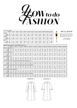 Load image into Gallery viewer, How To Do Fashion Tangier Coat Measurements Chart
