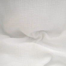 Load image into Gallery viewer, Organic Cotton Double Gauze fabric drapes downs to pool shows soft handle

