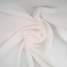 Load image into Gallery viewer, Organic Cotton Double Gauze fabric with central swirl
