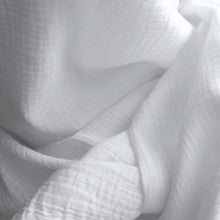 Load image into Gallery viewer, Organic Cotton Double Gauze fabric draped to show softness
