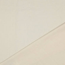 Load image into Gallery viewer, Organic Cotton Poplin Fabric with reverse side on itself to show plain weave
