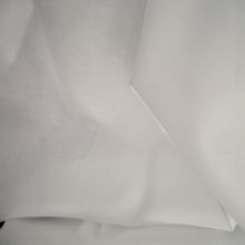 Load image into Gallery viewer, Organic cotton voile fabric displayed to show drape and sheerness
