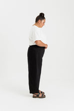 Load image into Gallery viewer, Side view of lady wearing barrel leg trousers
