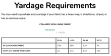 Load image into Gallery viewer, Fabric Requirements Chart in metres
