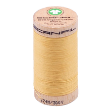 Load image into Gallery viewer, Wooden reel of organic cotton sewing thread
