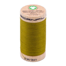 Load image into Gallery viewer, Wooden spool of organic cotton sewing thread
