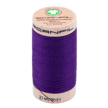 Load image into Gallery viewer, Wooden spool of organic cotton sewing thread
