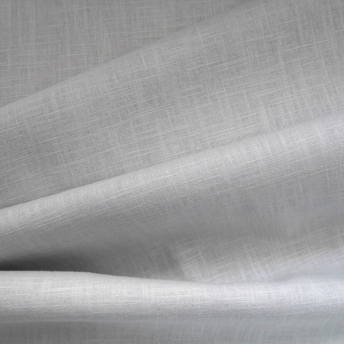 Washed Linen Fabric displayed in soft folds shows soft handle