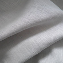 Load image into Gallery viewer, Washed Linen Fabric in soft folds shows a plain weave
