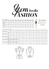Load image into Gallery viewer, How To Do Fashion No 9 Ronne Shirt measures chart
