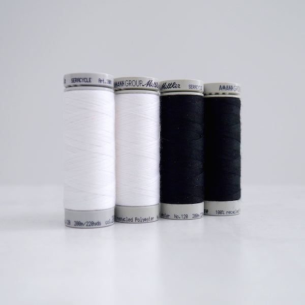 Mettler Seracycle - Recycled Polyester Thread 200m Black – A KIND CLOTH