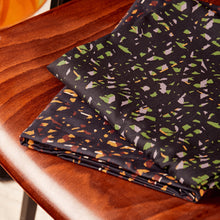 Load image into Gallery viewer, Two pieces of Candy Rock Modal fabric in different colourways lay on top of a chair
