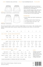 Load image into Gallery viewer, Cleo Skirt Sewing Pattern packaging Back View

