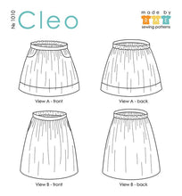 Load image into Gallery viewer, Line Drawings of Cleo Skirt
