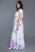 Load image into Gallery viewer, Side view of full length maxi Elodie Wrap Dress
