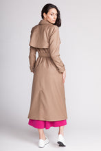 Load image into Gallery viewer, Full length back view of lady wearing Isla trench coat.
