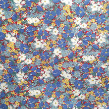 Load image into Gallery viewer, Flat display of Jasmine Floral Cotton Lawn fabric to show pattern of a flower meadow
