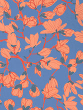 Load image into Gallery viewer, Digital print of handpainted branches with blossoming buds pattern
