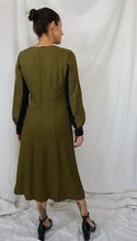 Load image into Gallery viewer, Back of Sonia Dress shows panels of different colours
