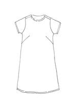 Load image into Gallery viewer, Line Drawing of Camber Set Dress Front
