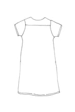 Load image into Gallery viewer, Line Drawing of Camber Set Dress Back
