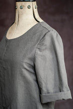 Load image into Gallery viewer, Close up detail of rolled up sleeve and bib detail of Dress Shirt
