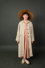 Load image into Gallery viewer, Lady wears duster overcoat unfastened
