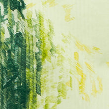 Load image into Gallery viewer, Close up shows pattern of hand-drawn watercolour brushstrokes.
