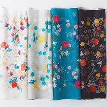 Load image into Gallery viewer, Four rolls of Fuccra pattern fabrics lined up next to each other
