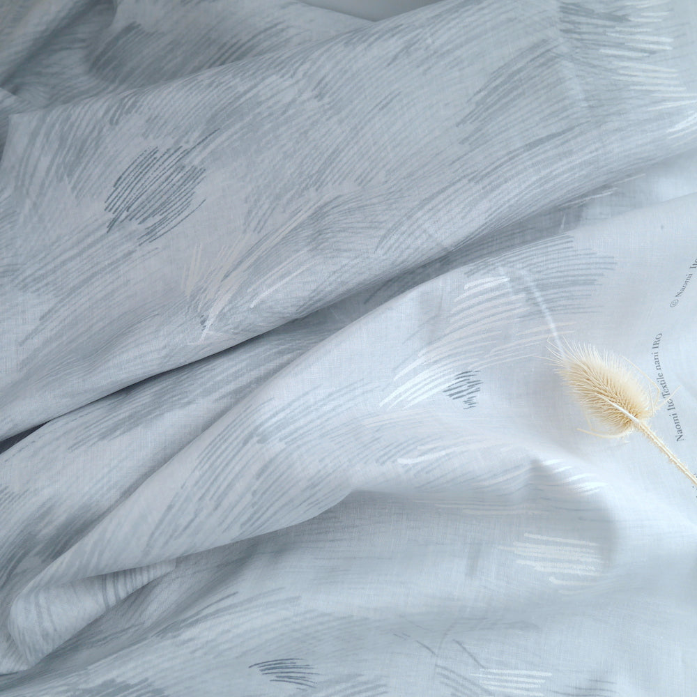 Good Sign Blue nani IRO Cotton Linen Sheeting