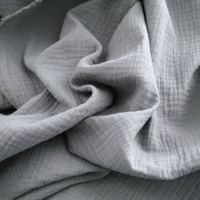 Load image into Gallery viewer, Organic Cotton Double Gauze crumpled up
