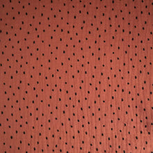 Load image into Gallery viewer, Organic Cotton Double Gauze Fabric with dots print, loose weave detail
