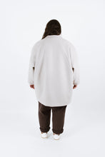 Load image into Gallery viewer, Back view of lady wearing Nova coat showing cocoon style
