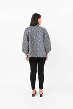 Load image into Gallery viewer, Back view shows lady wearing Nova jacket, shows big airy sleeves
