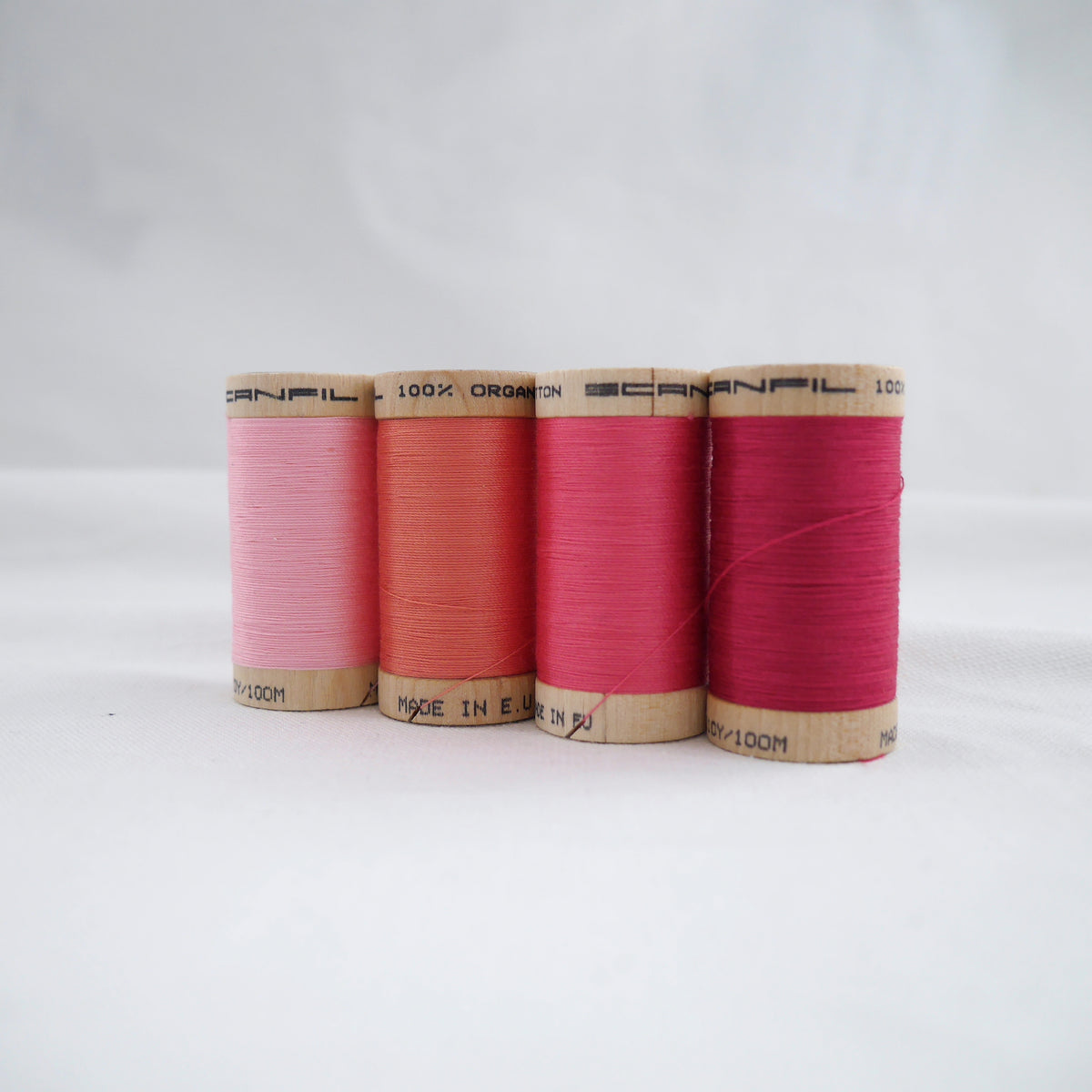 Scanfil Organic Cotton Sewing Thread Bubblegum - A KIND CLOTH