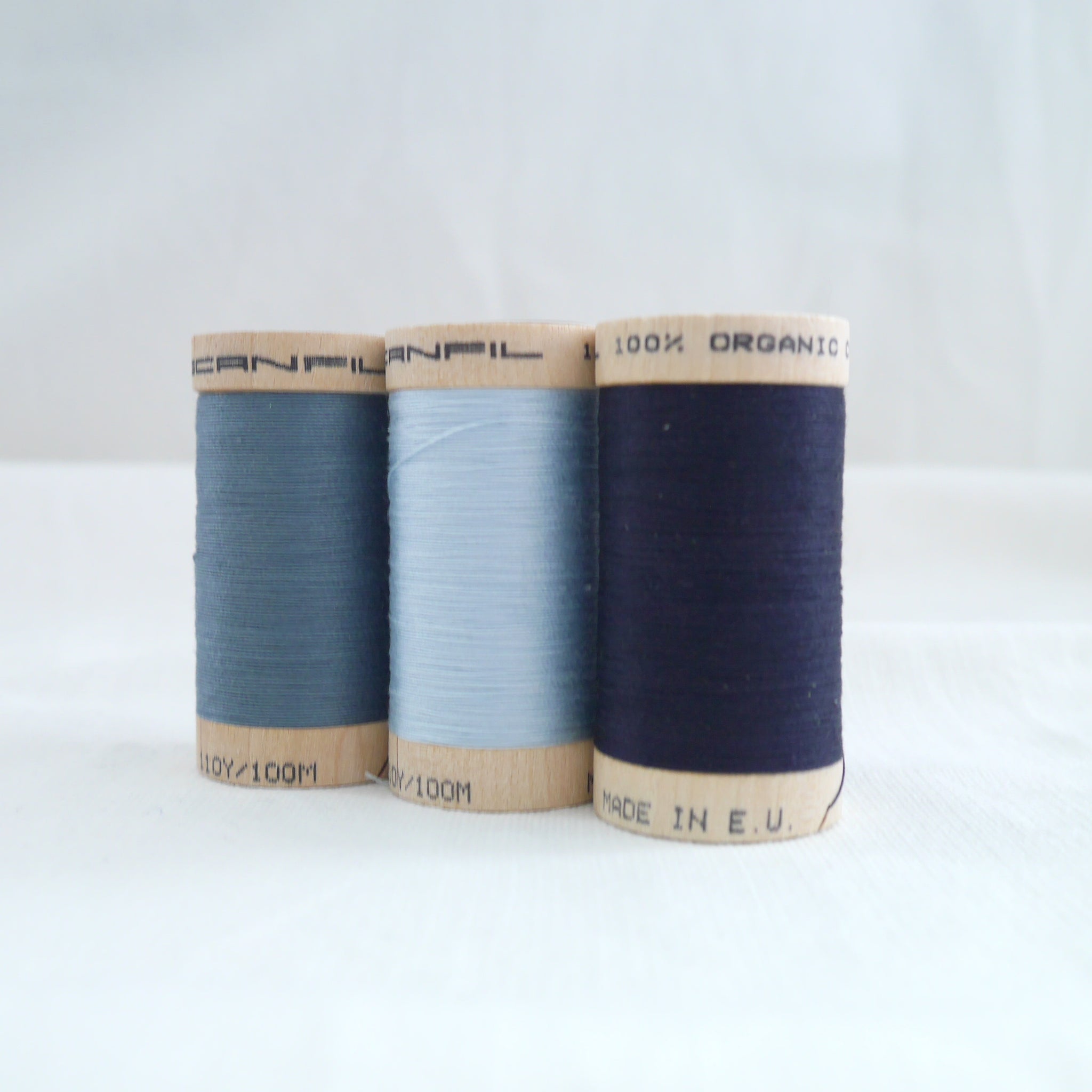 Scanfil Organic Cotton Sewing Thread Ice - A KIND CLOTH