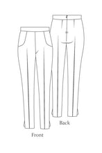 Load image into Gallery viewer, Line drawing of The Avid Seamstress&#39; The City Trousers
